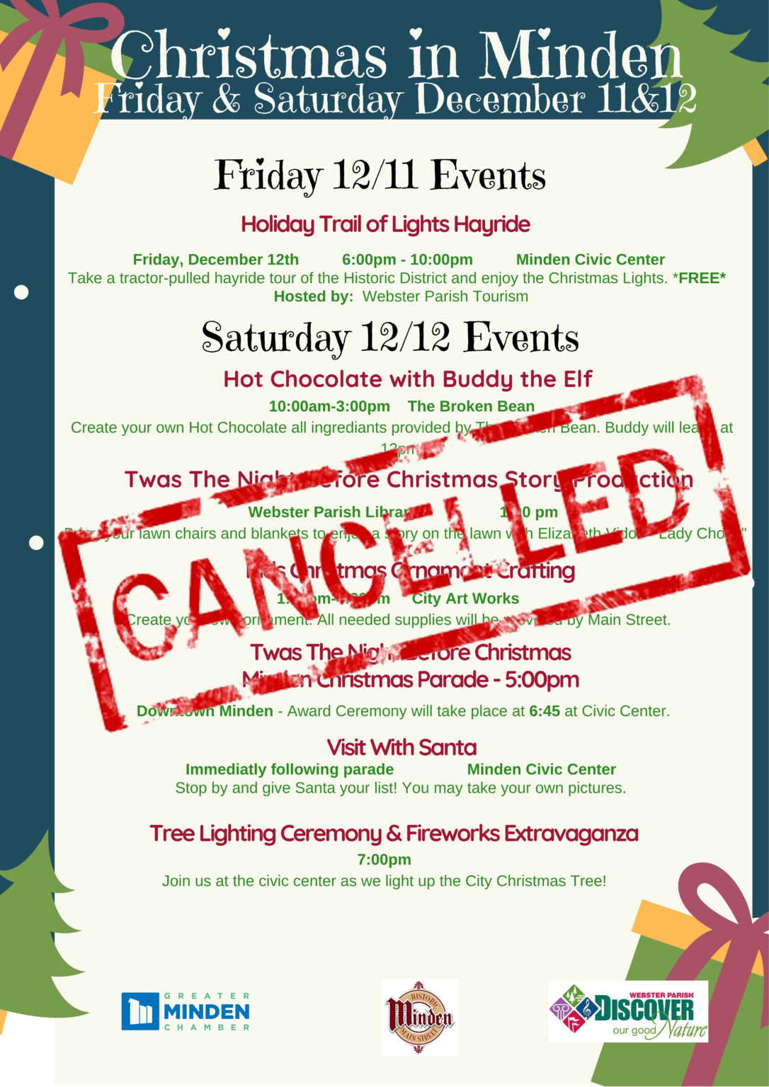 Minden Christmas Parade – Greater Minden Chamber