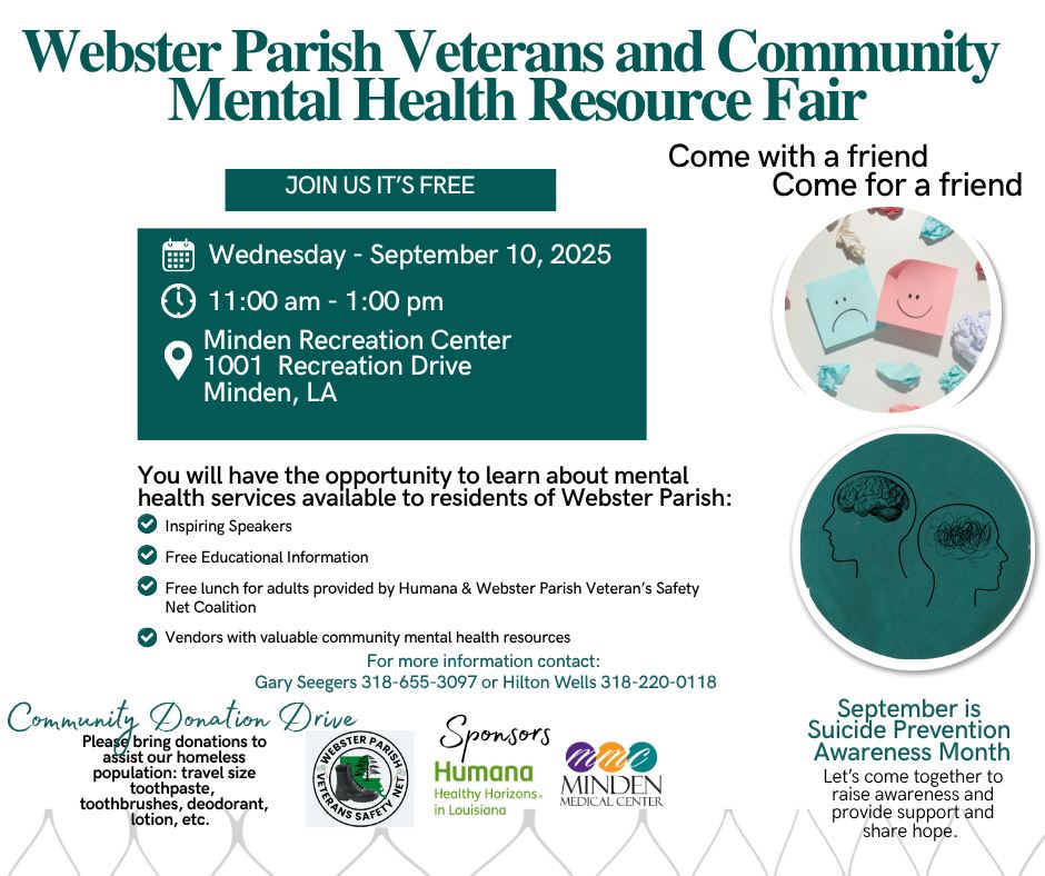 Veterans and Community Mental Health Resource Fair